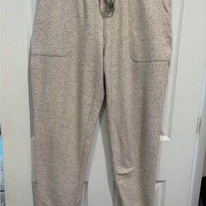 Cozy Heathered Jogger Pants L.L. Bean